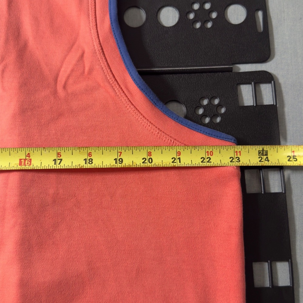 Bobby Jones Quarter Zip Pullover Womens Large Orange Pima Cotton Sporty - Picture 10 of 13